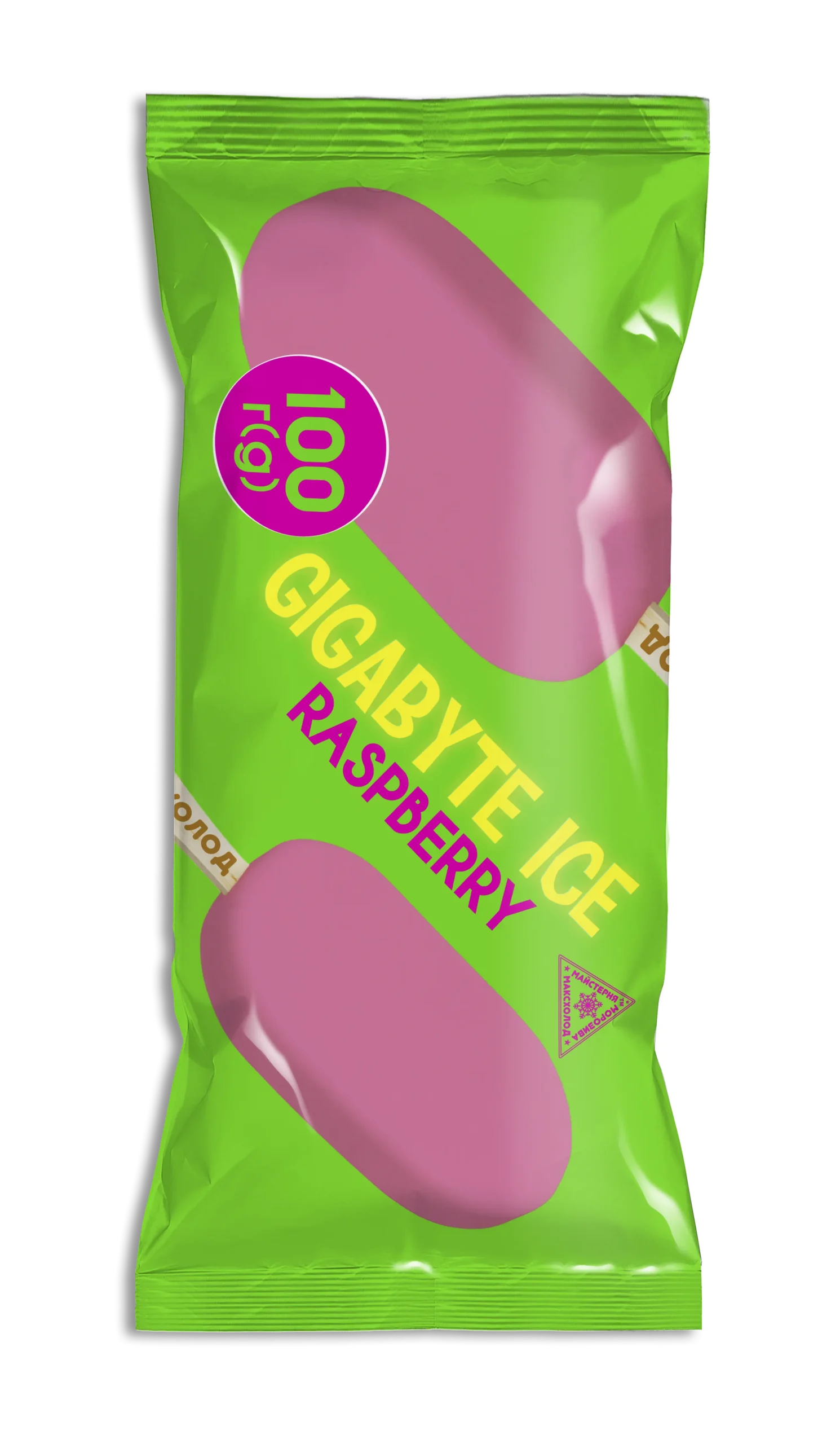 Ескімо «GIGABYTE ICE RASPBERRY» зі смаком малини (без глазурі)