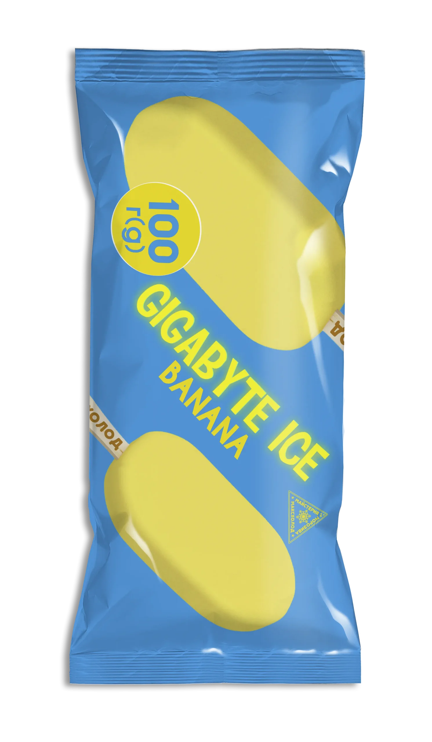 Ескімо «GIGABYTE ICE BANANA» зі смаком банана (без глазурі)