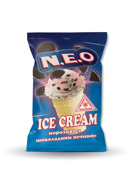 ICE CREAM морозиво з шоколадним печивом “N.E.O”