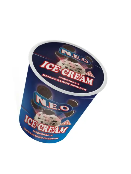 ICE CREAM морозиво з шоколадним печивом “N.E.O”